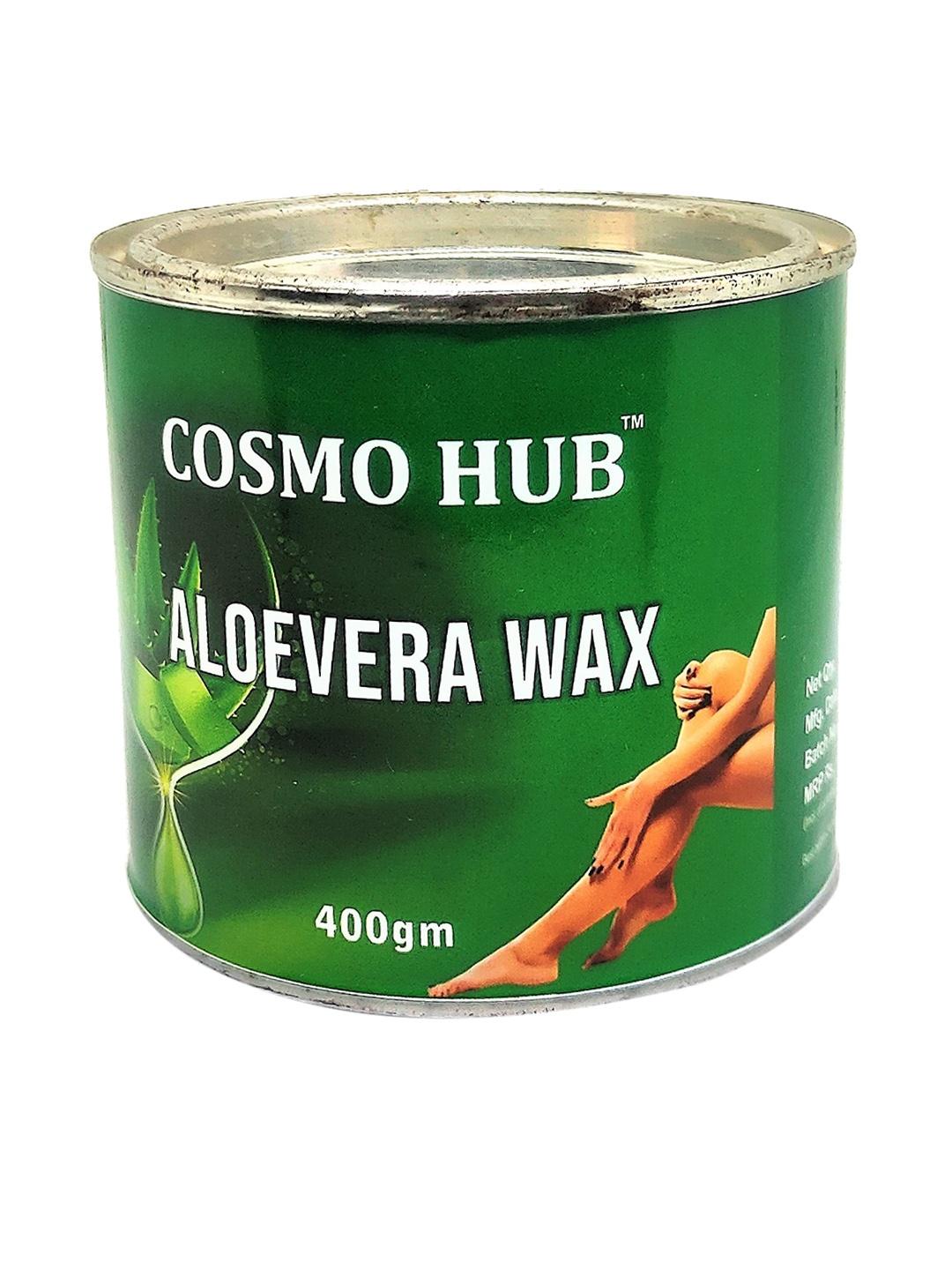 

COSMO HUB Professional Aloevera Wax-400gm, Green