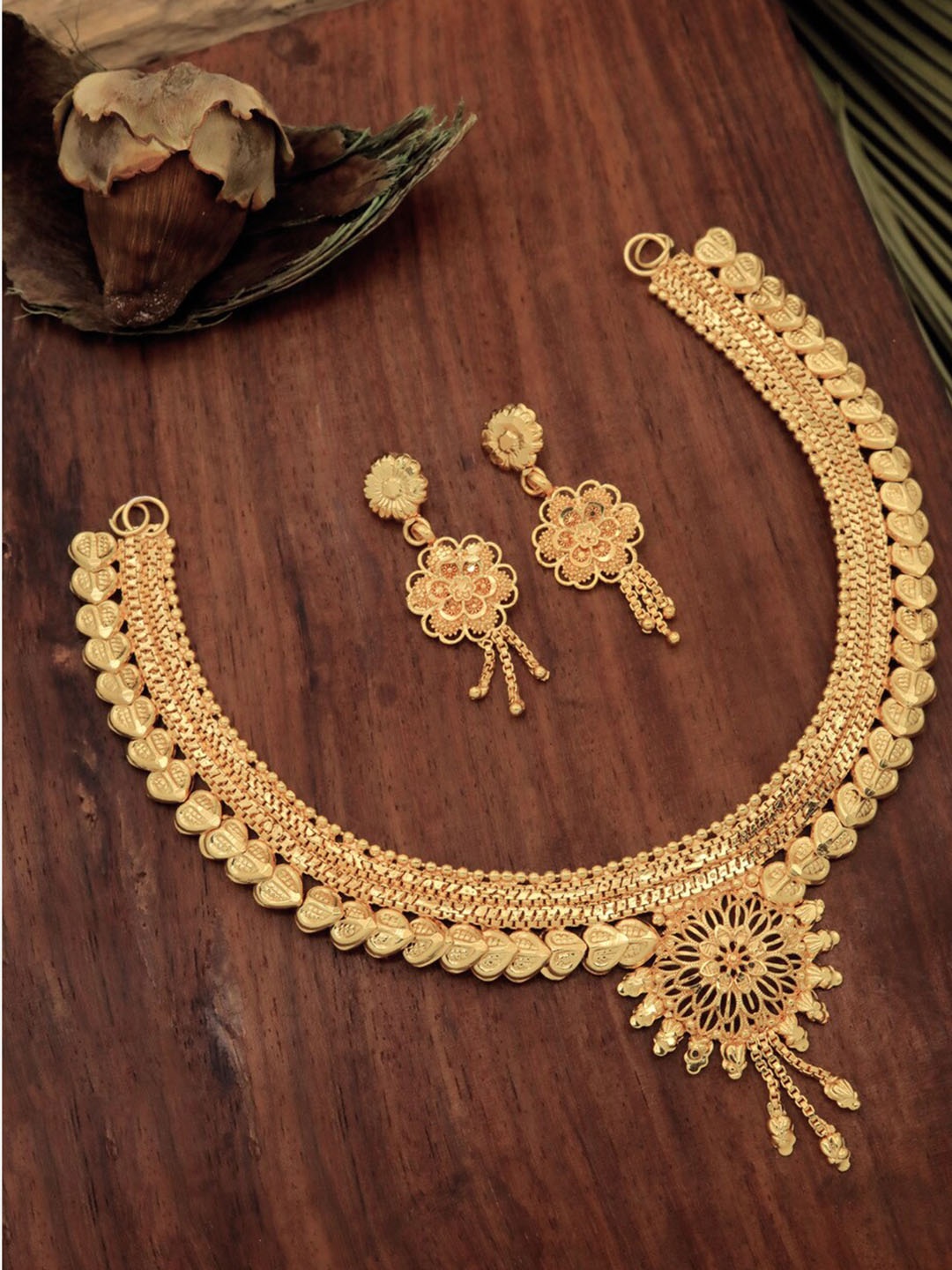 

ROFARWORD Gold-Plated Antique Jewellery Set