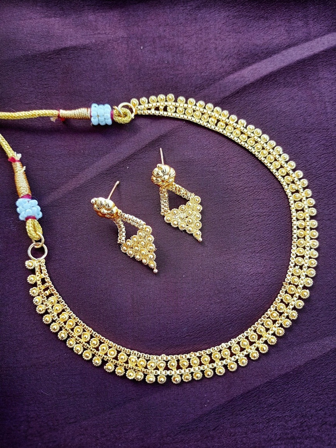 

ROFARWORD Gold-Plated Traditional Jewellery Set