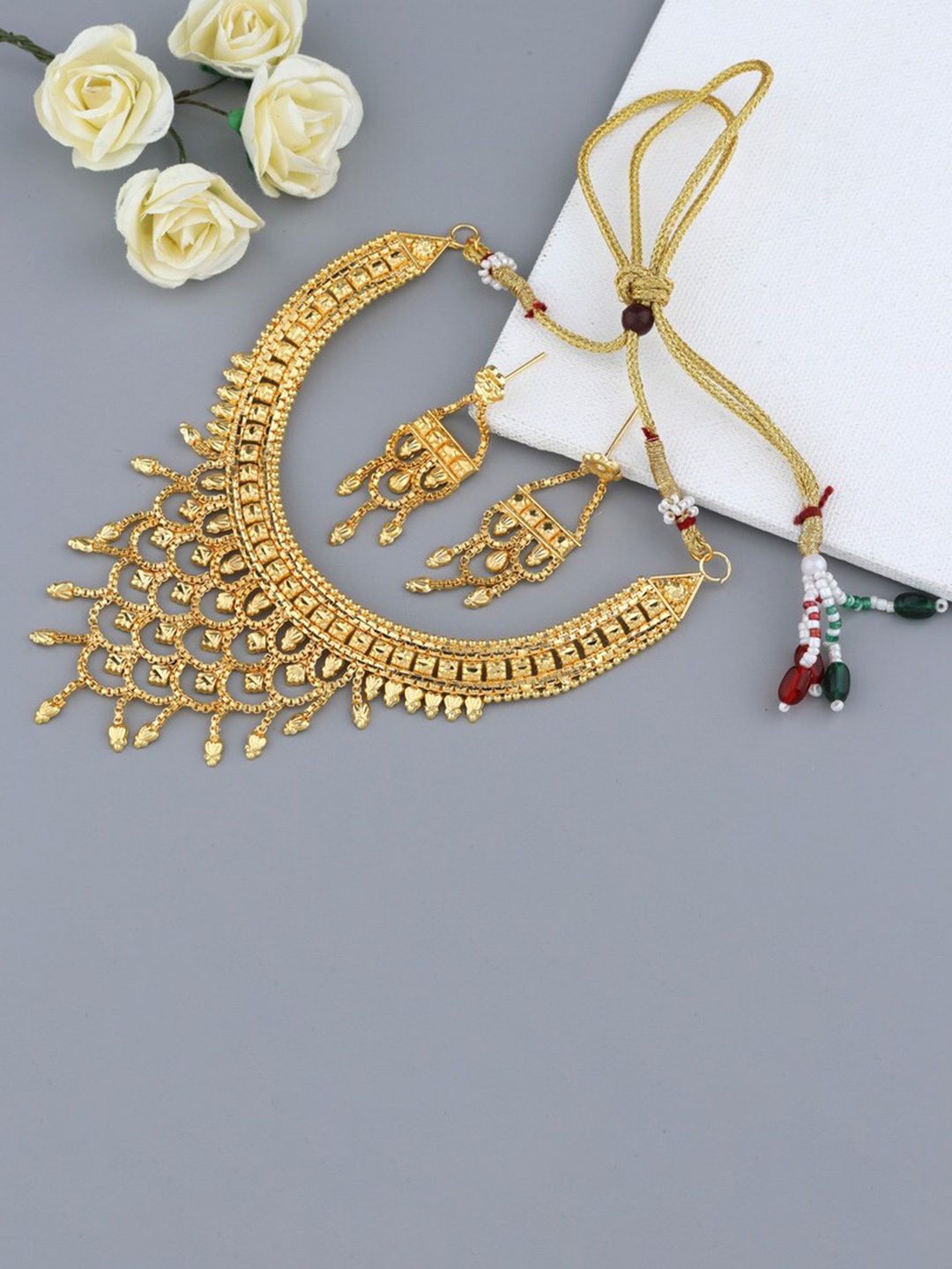 

ROFARWORD Gold-Plated Layered Jewellery Set