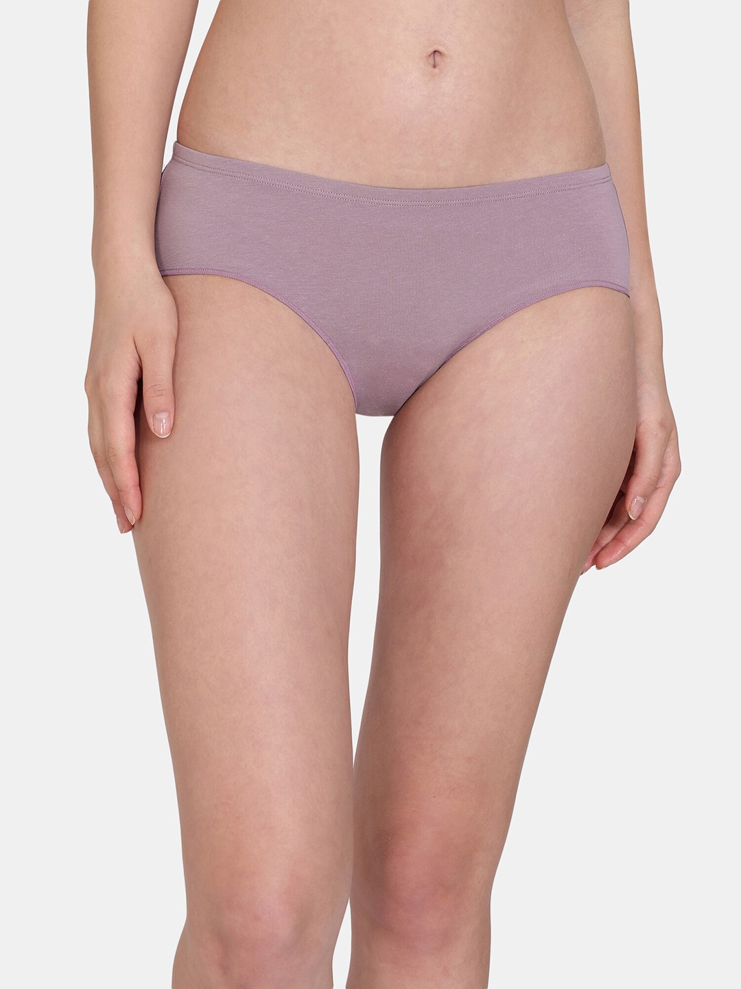 

Zivame Women Low Rise Hipster Briefs, Purple