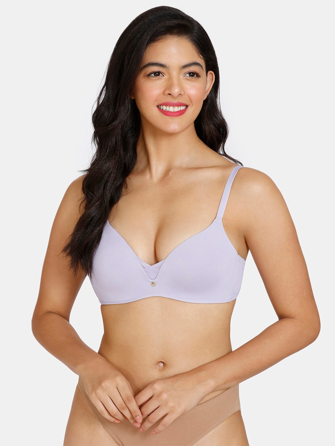 

Zivame Medium Coverage Lightly Padded Push-Up Bra, Purple