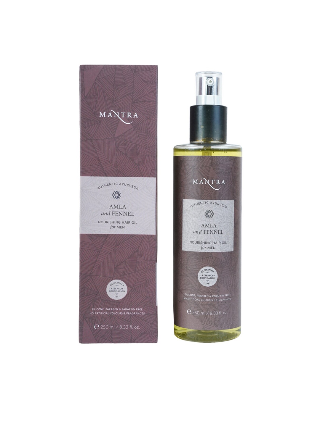 

Mantra Herbal Men Amla and Fennel Nourishing Hair Oil- 250ml, Yellow