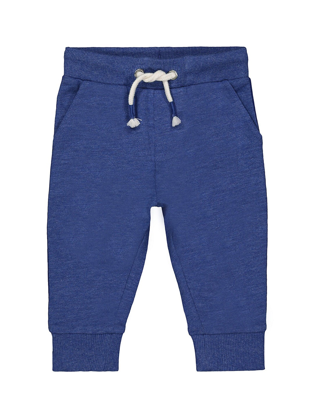 

mothercare Boys Mid-Rise Pure Cotton Joggers, Blue