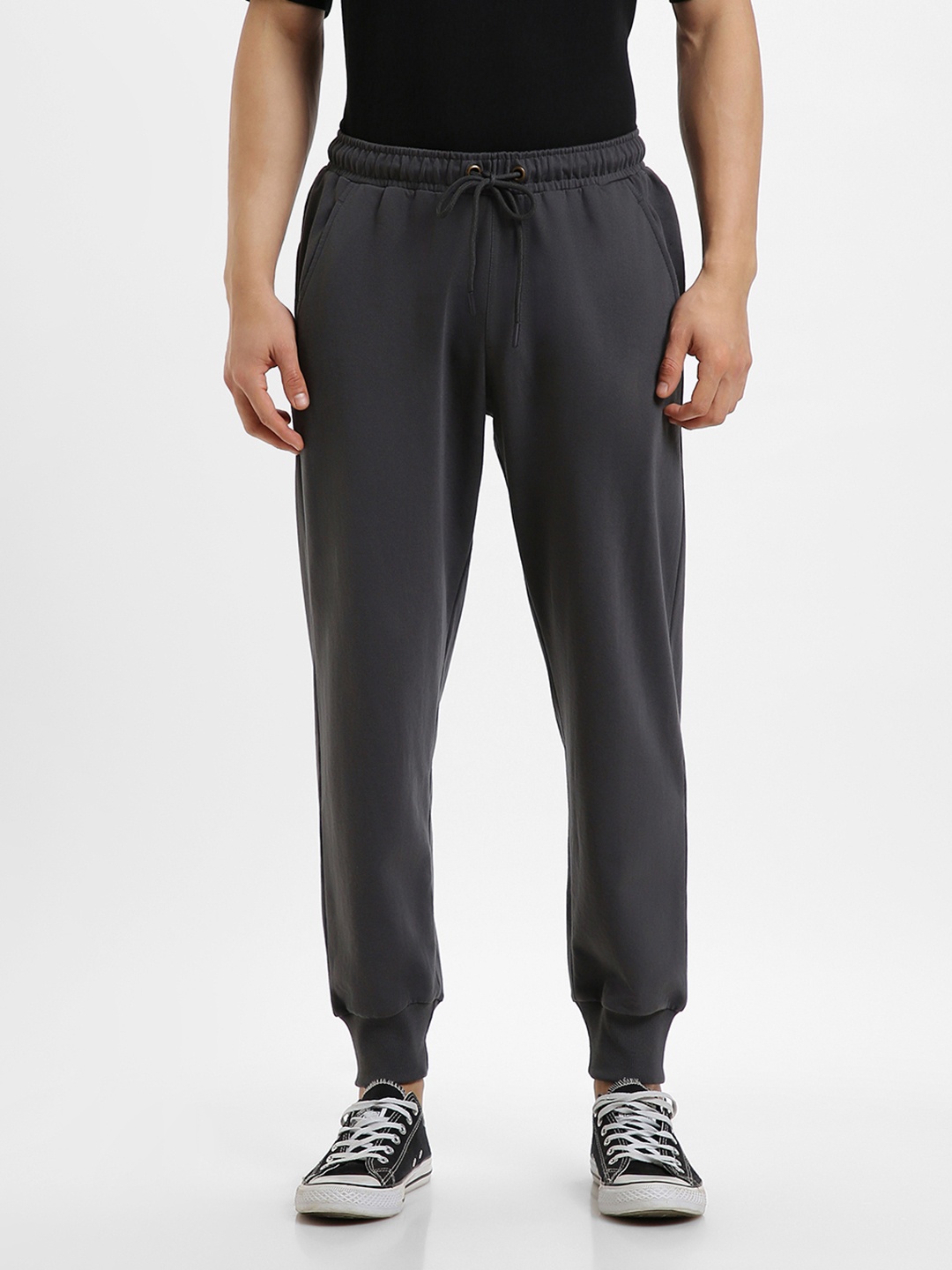 

Bewakoof Men Oversized Joggers, Grey