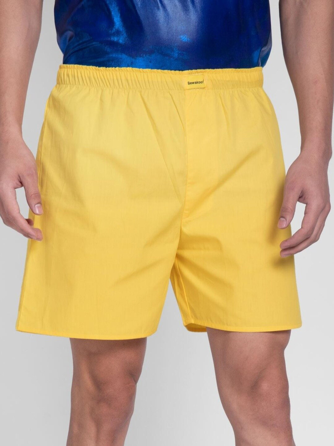 

Bewakoof Men Pure Cotton Boxers, Yellow