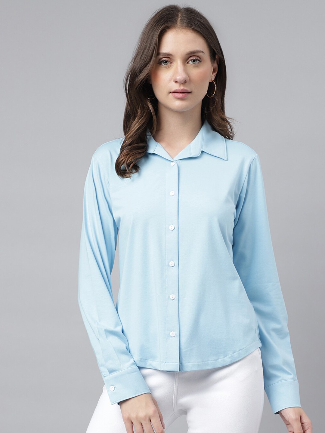 

Xpose Comfort Fit Pure Cotton Casual Shirt, Blue