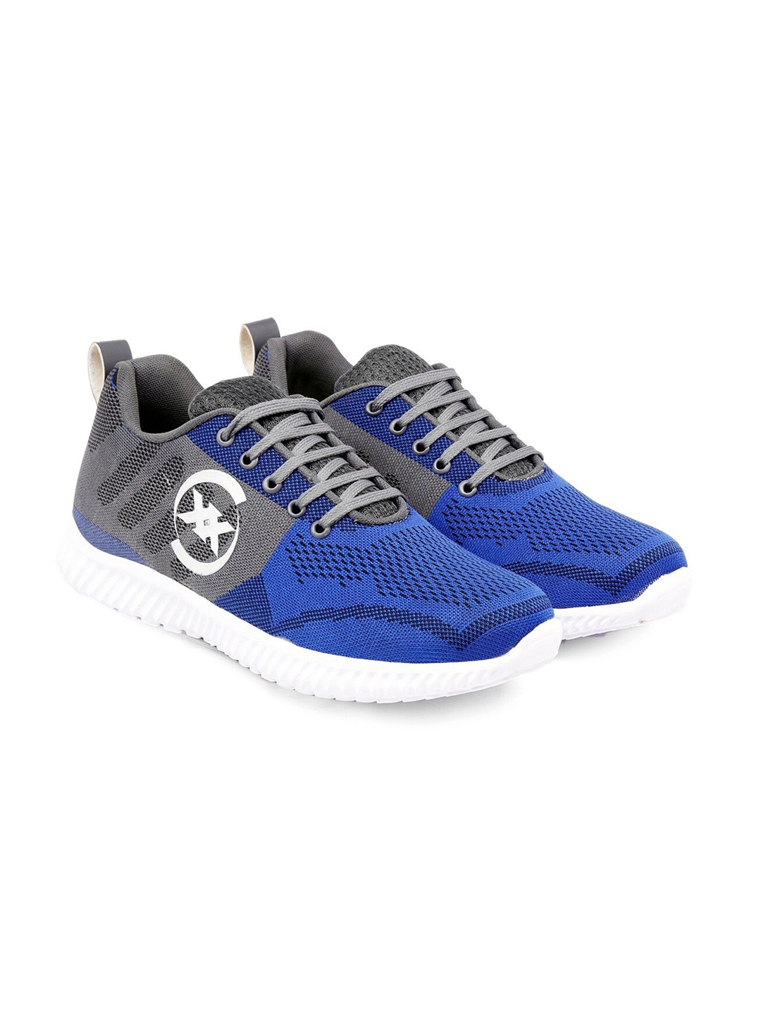 

Bxxy Men Mesh Lace-Ups Running Non-Marking Shoes, Blue