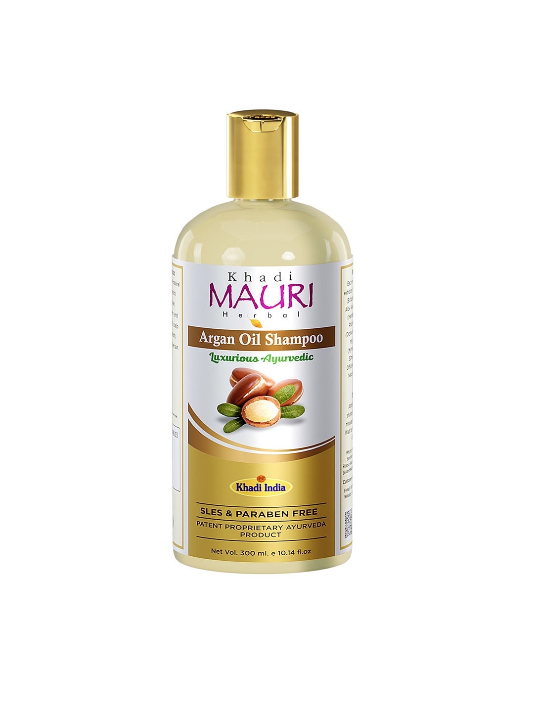 

Khadi Mauri Herbal Luxurious Ayurvedic Argan Oil Shampoo-300ml, Multi