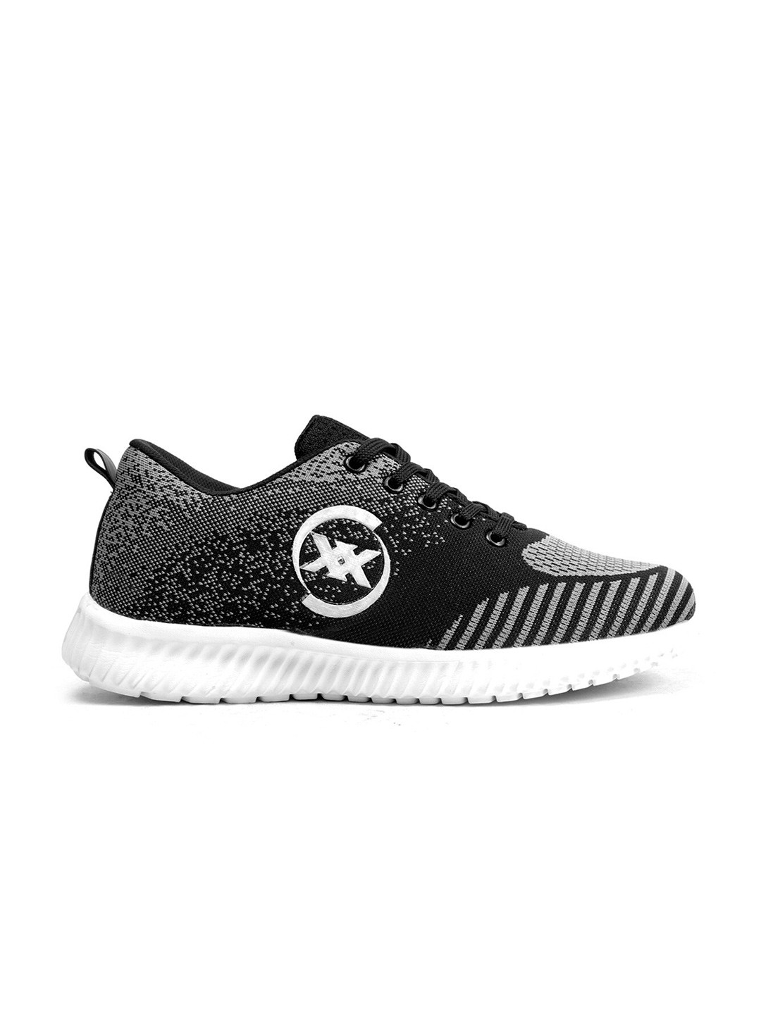 

Bxxy Men Mesh Lace-Ups Running Non-Marking Shoes, Grey