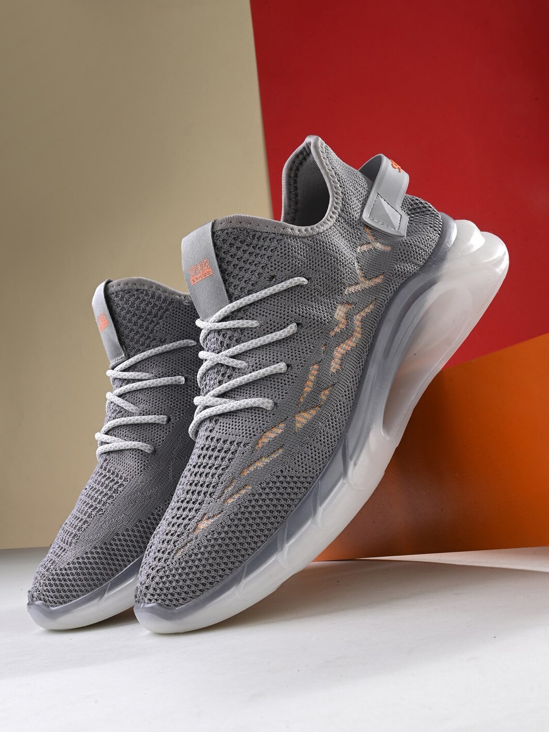 

SPYKAR Men Walking Non-Marking Shoes, Grey