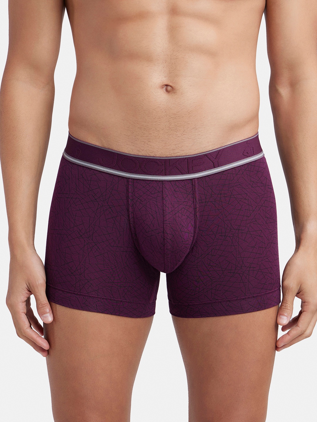 

Jockey Stretchable Trunk with Natural StayFresh Properties-HG30, Purple