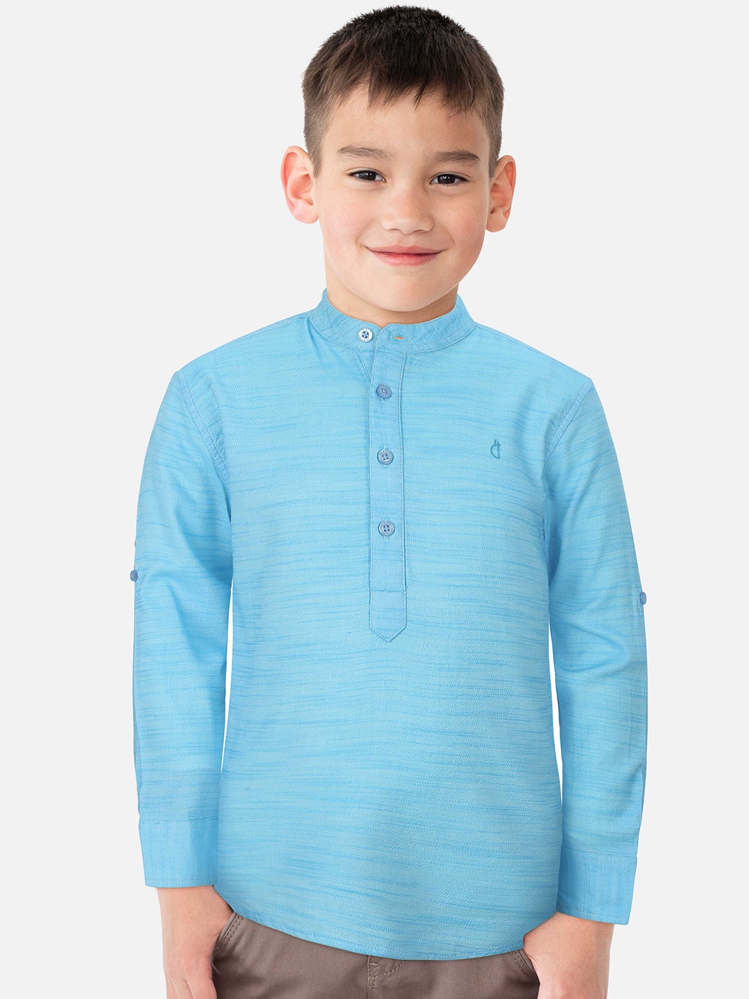 

Gini and Jony Infant Boys Cotton Casual Shirt, Blue