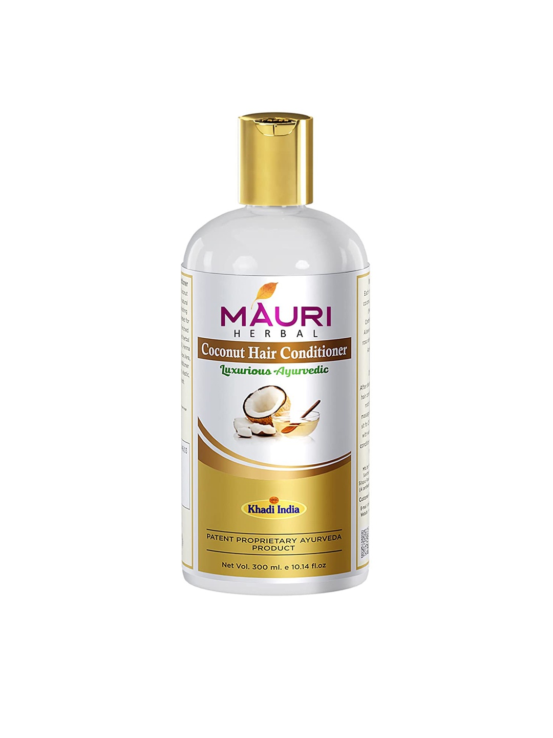 

Khadi Mauri Herbal Luxurious Ayurvedic Coconut Hair Conditioner-300ml, White