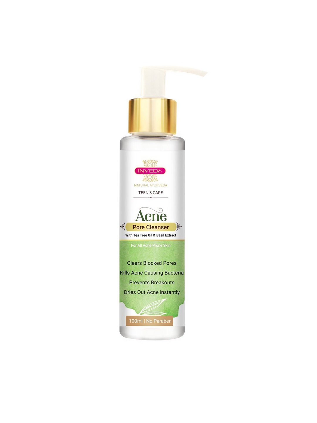 

Inveda Acne Pore Cleanser for Teenagers, Transparent