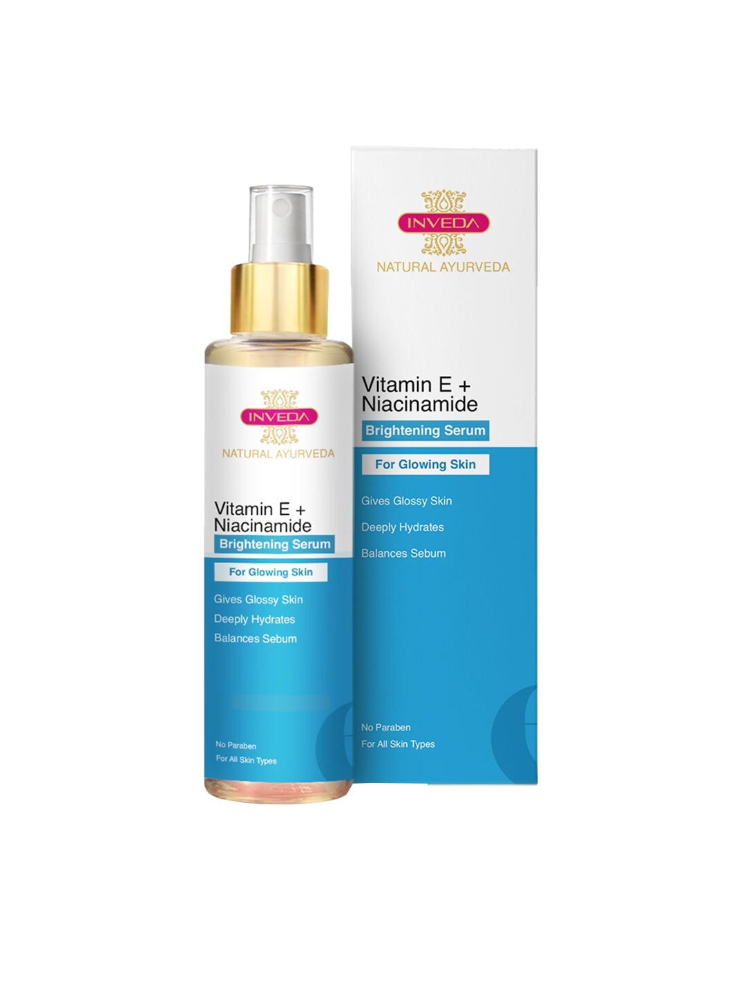 

Inveda Vitamin E & Niacinamide Brightening Serum - 100 ml, White