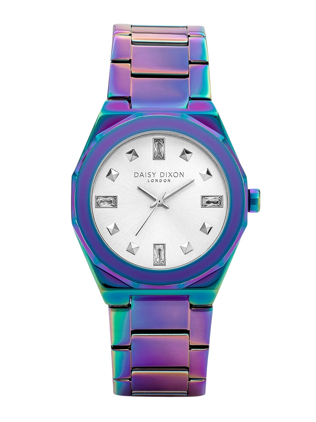 

Daisy Dixon Alessandra Women Stainless Steel Straps Analogue Watch D DD101UPM, Blue