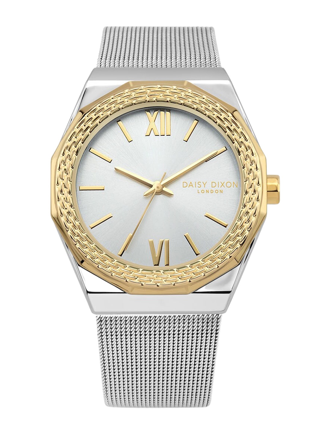 

Daisy Dixon Women Stainless Steel Bracelet Style Straps Analogue Watch, Silver