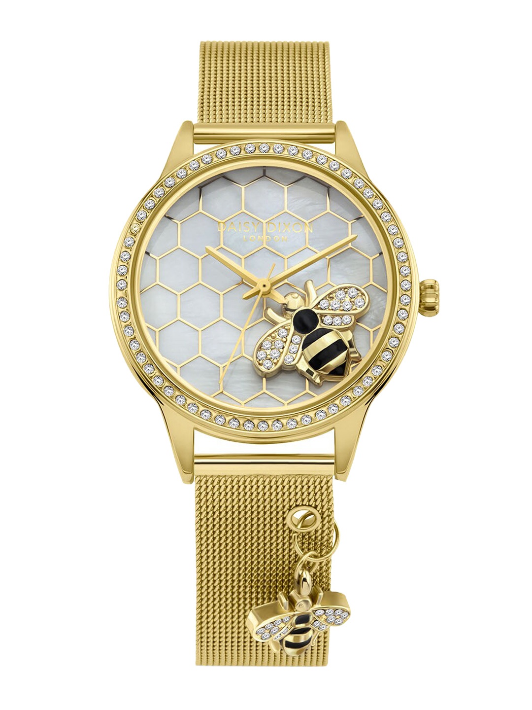 

Daisy Dixon Women Stainless Steel Straps Analogue Watch D DD178GM, Gold