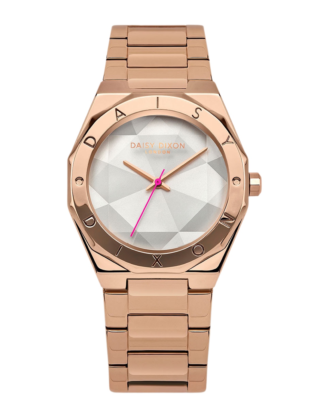 

Daisy Dixon Women Stainless Steel Straps Analogue Watch D DD171RGM, White