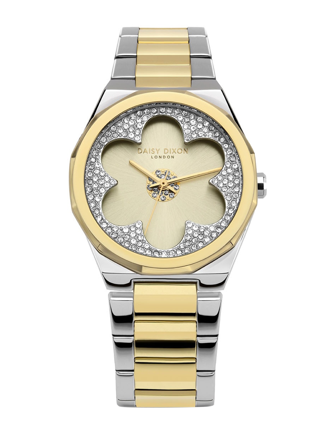 

Daisy Dixon Women Stainless Steel Bracelet Style Straps Analogue Watch DD168SGM, Gold