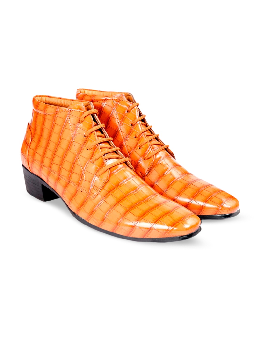 

Bxxy Men Mid Top Formal Height Increasing Derbys, Tan
