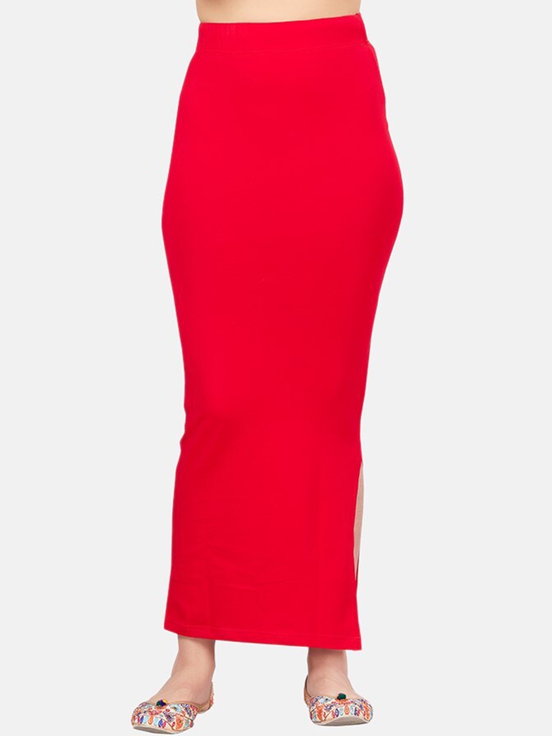 

Studio Shringaar Lycra Cotton Stretchable Saree Shapewear, Red