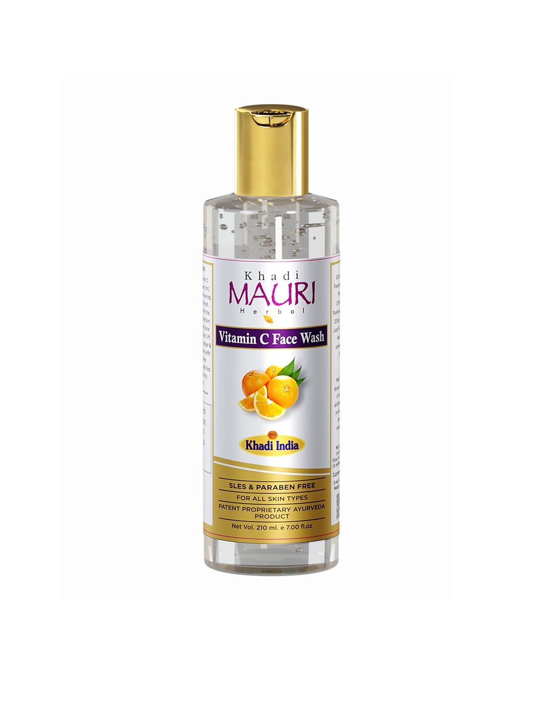 

Khadi Mauri Herbal Herbal Vitamin C Face Wash-210ml, Multi