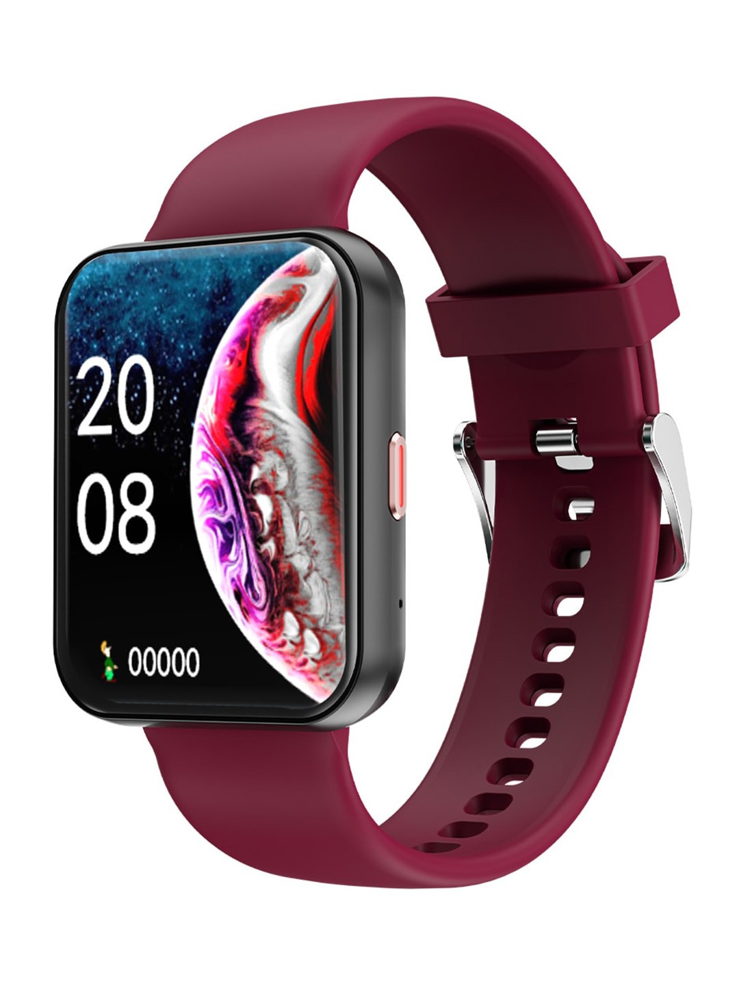 

GIZMORE Gizfit Blaze max 1.85"IPS 450 NITS BT Calling Digital Smart Watch, Burgundy