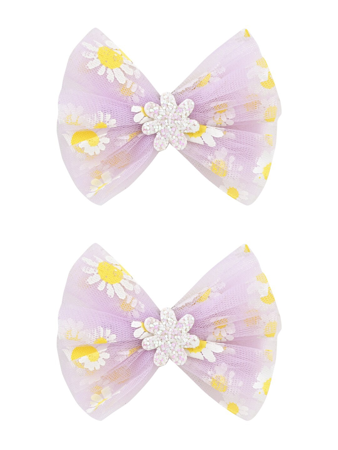 

Aye Candy Girls Set of 2 Printed Alligator Hair Clips, Lavender