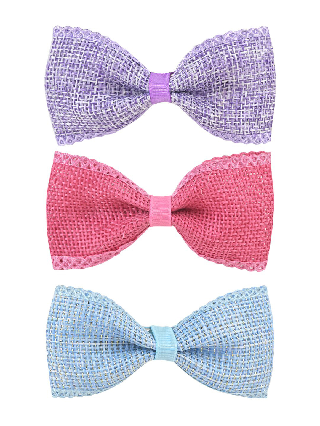 

Aye Candy Girls Set of 3 Alligator Hair Clips, Peach