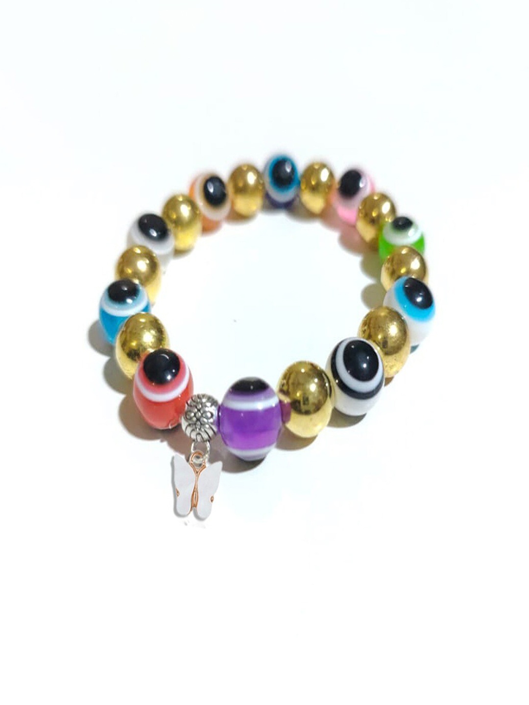 

Pinapes Beaded Elasticated Bracelet, Multi