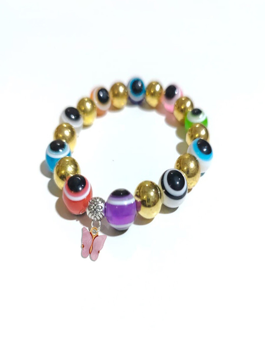 

Pinapes Beaded Elasticated Bracelet, Multi