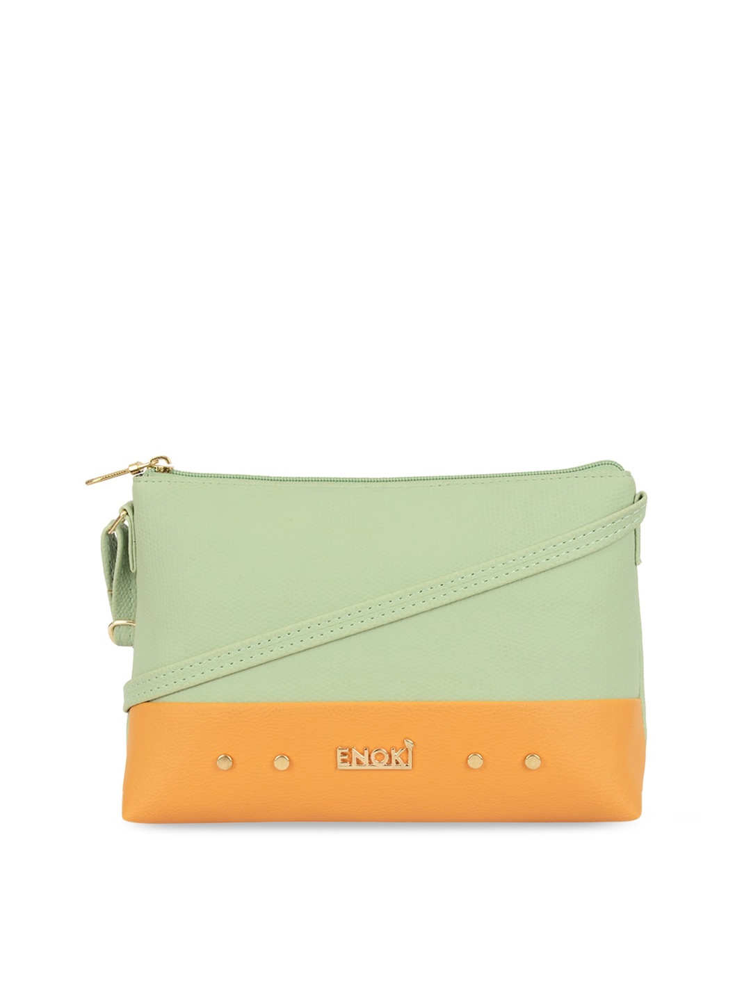 

ENOKI Colourblocked Sling Bag, Green