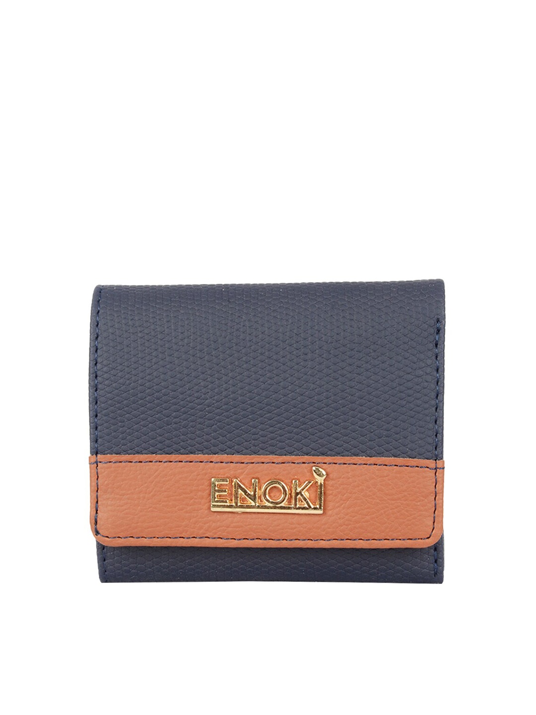 

ENOKI Women Three Fold Wallet, Blue