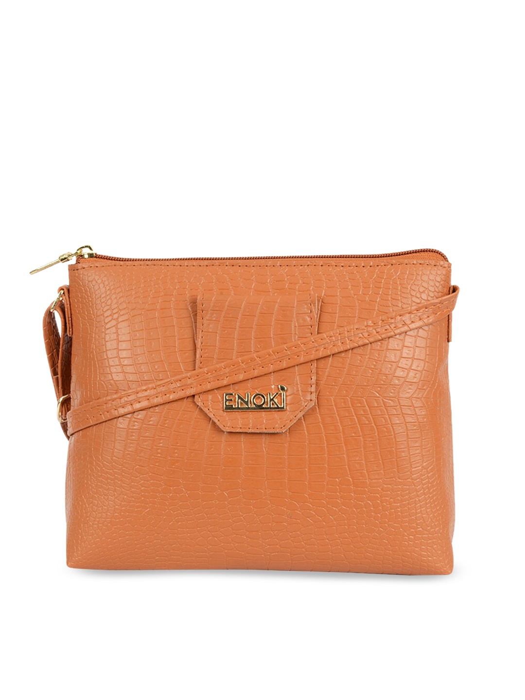 

ENOKI Textured Sling Bag, Tan