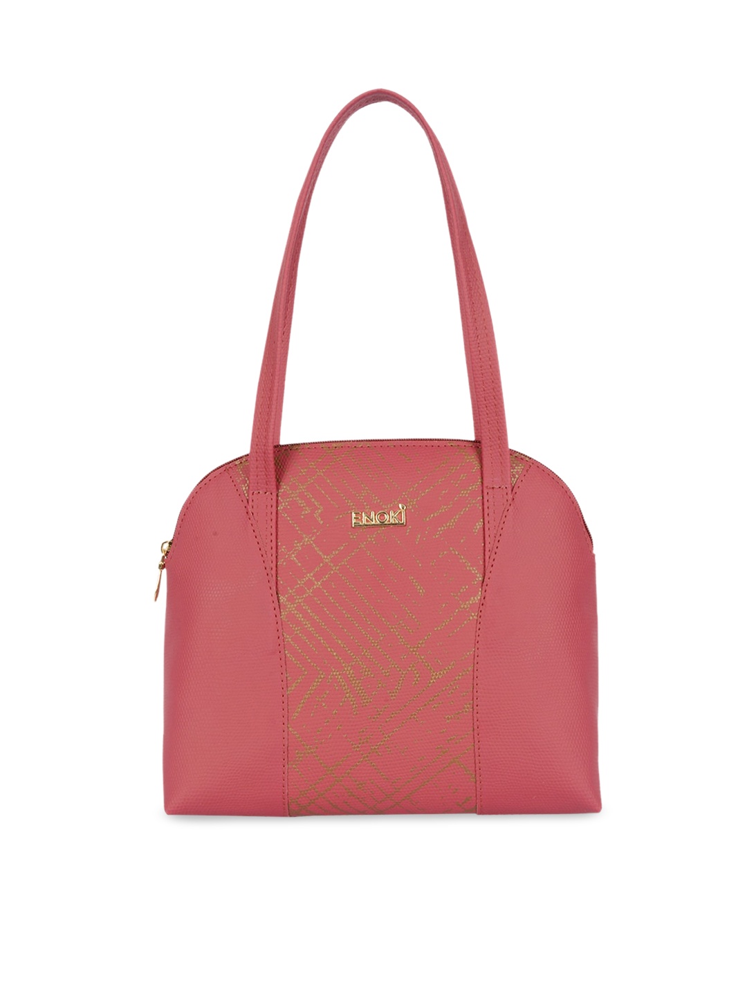 

ENOKI Geometric Printed Shoulder Bag, Red