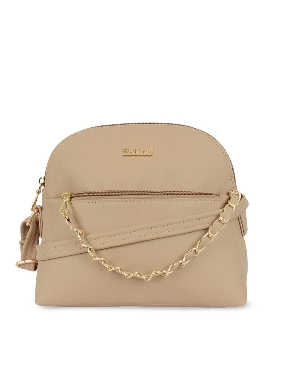 

ENOKI Women Bucket Sling Bag, Beige