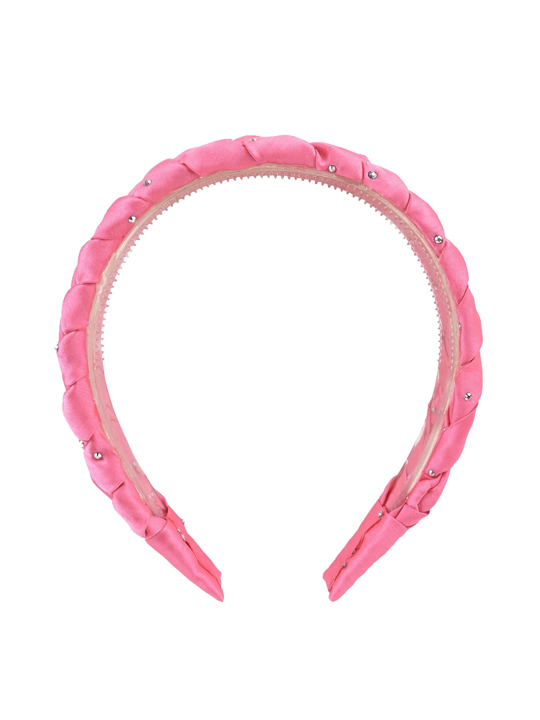 

Aye Candy Girls Braid Embellished Hairband, Pink