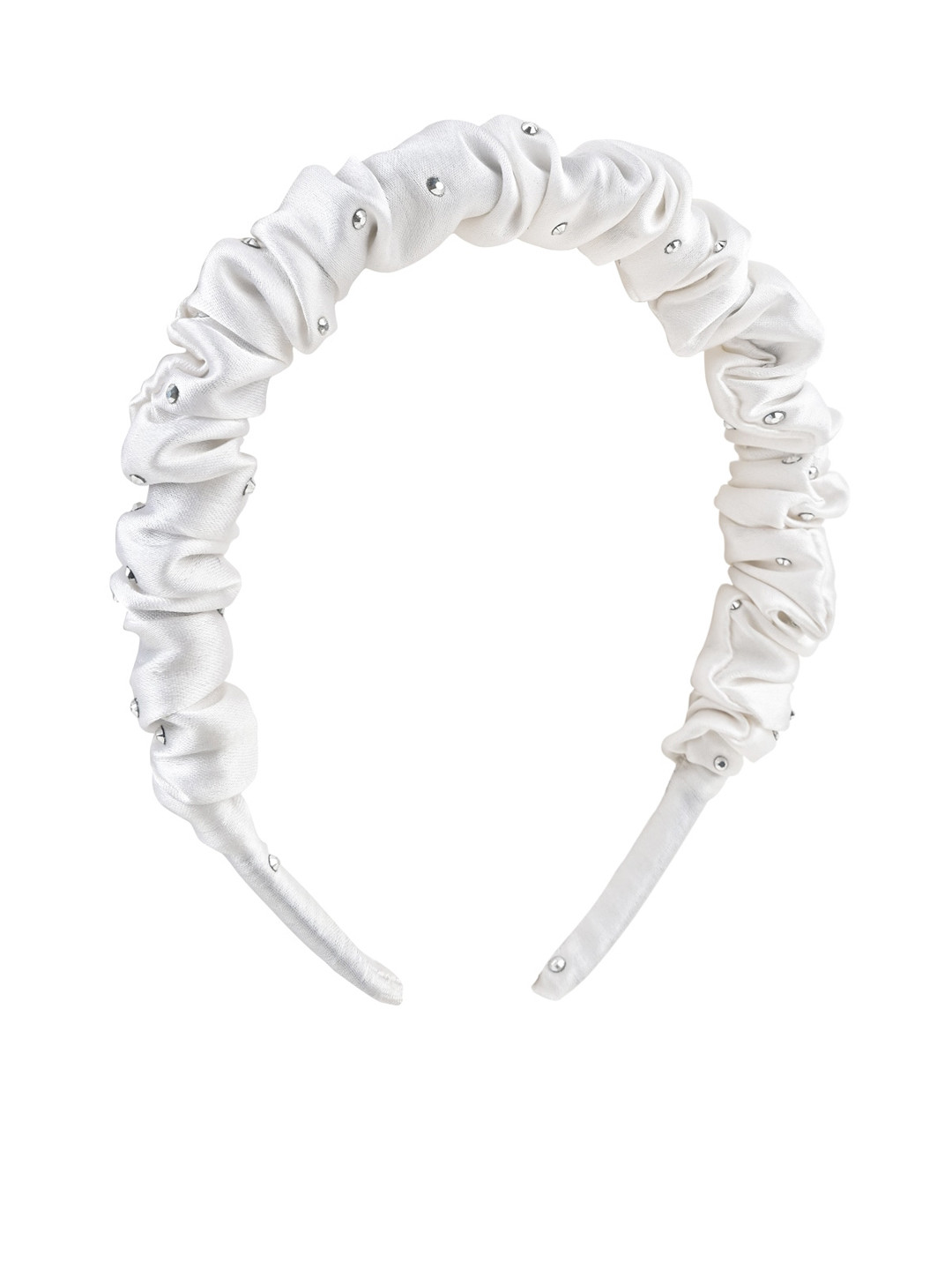 

Aye Candy Girls Ruffled Western Hairband, White