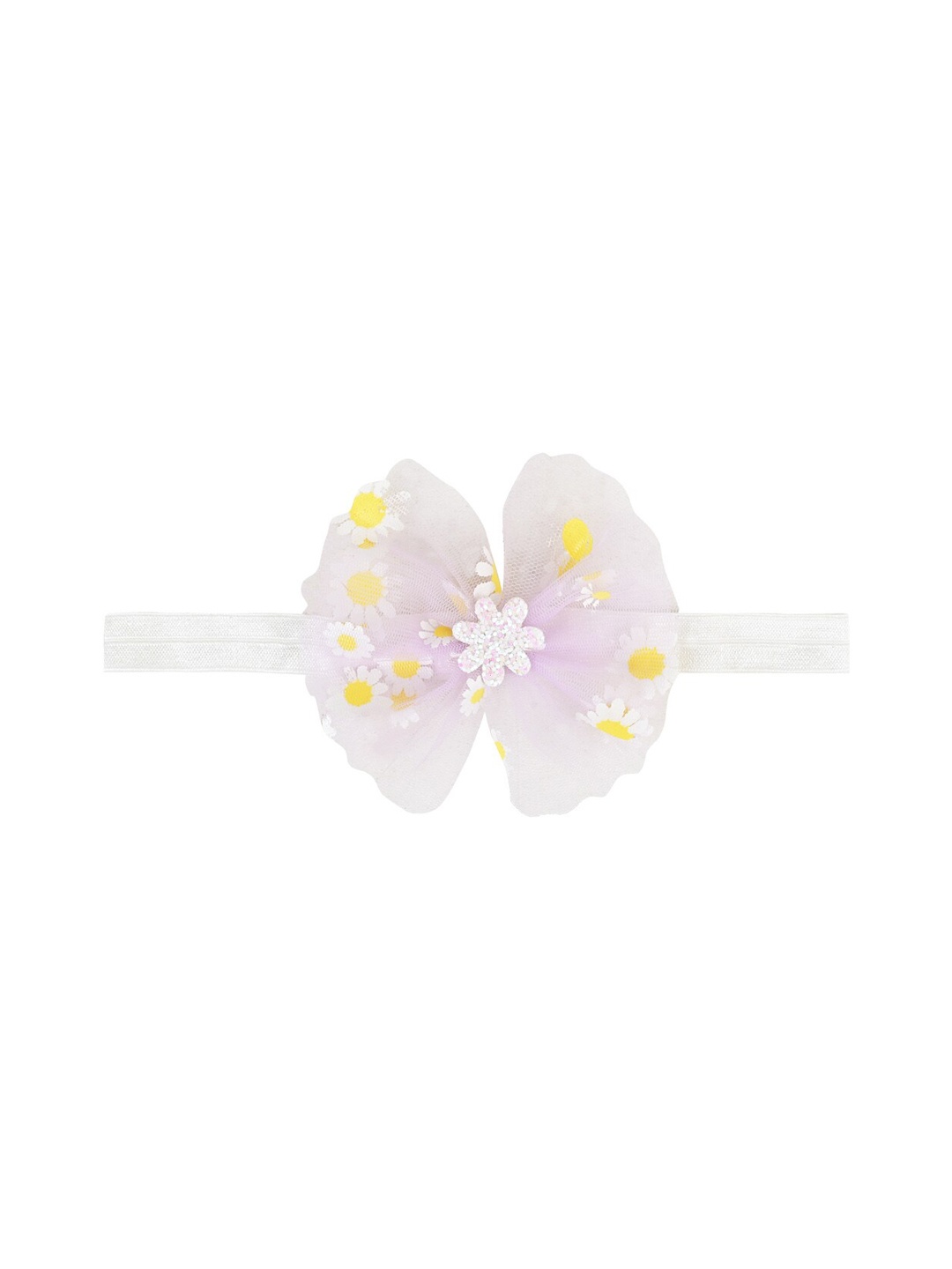 

Aye Candy Daisy Tulle Headband, Lavender