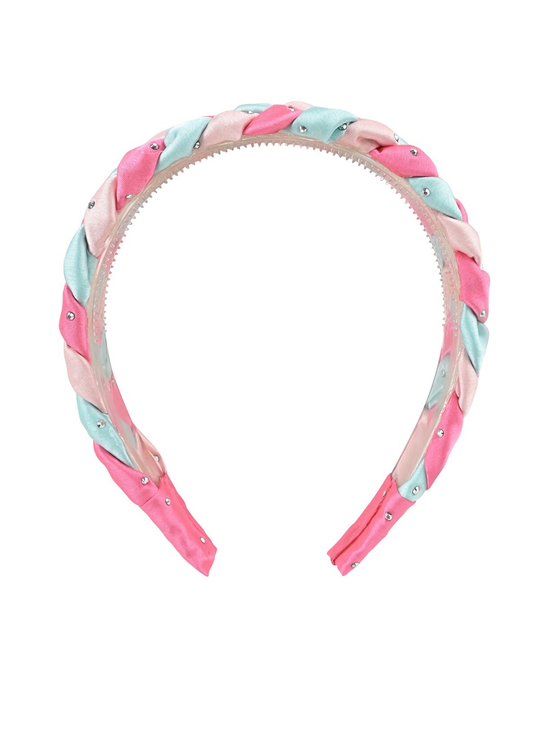 

Aye Candy Girls Embellished Braid Hairband, Pink