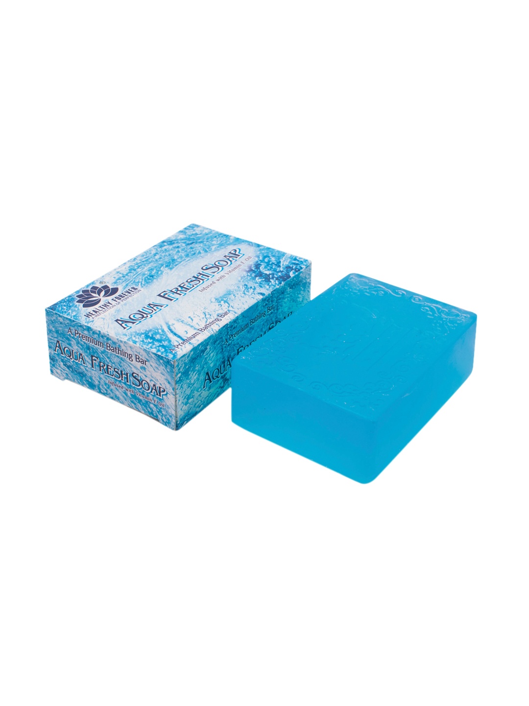 

HEALTHY FOREVER Aqua Fresh Soap With Vitamin E Oil - 120g, Blue