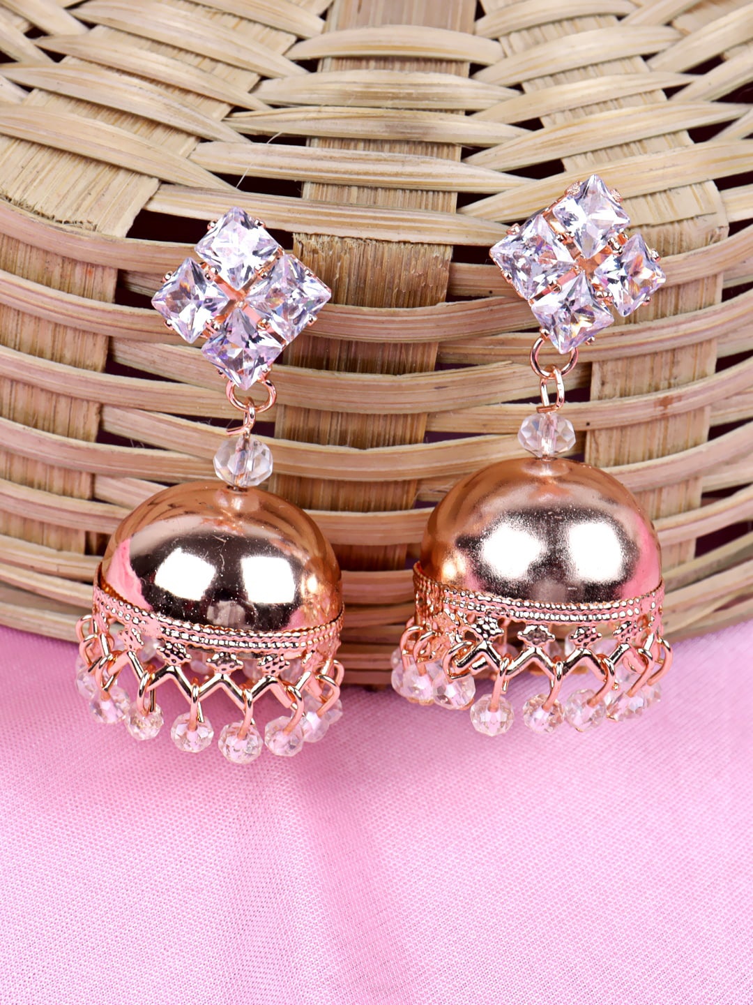 

VAGHBHATT Gold-Plated Classic Drop Earrings