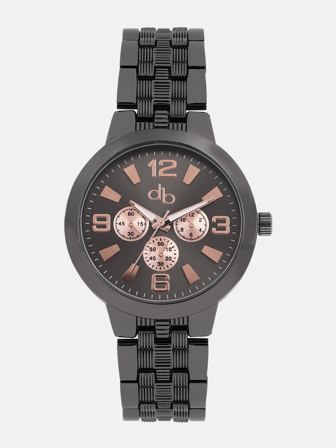 

DressBerry Women Gunmetal-Toned Analogue Watch MFB-PN-SNT-D05, Metallic
