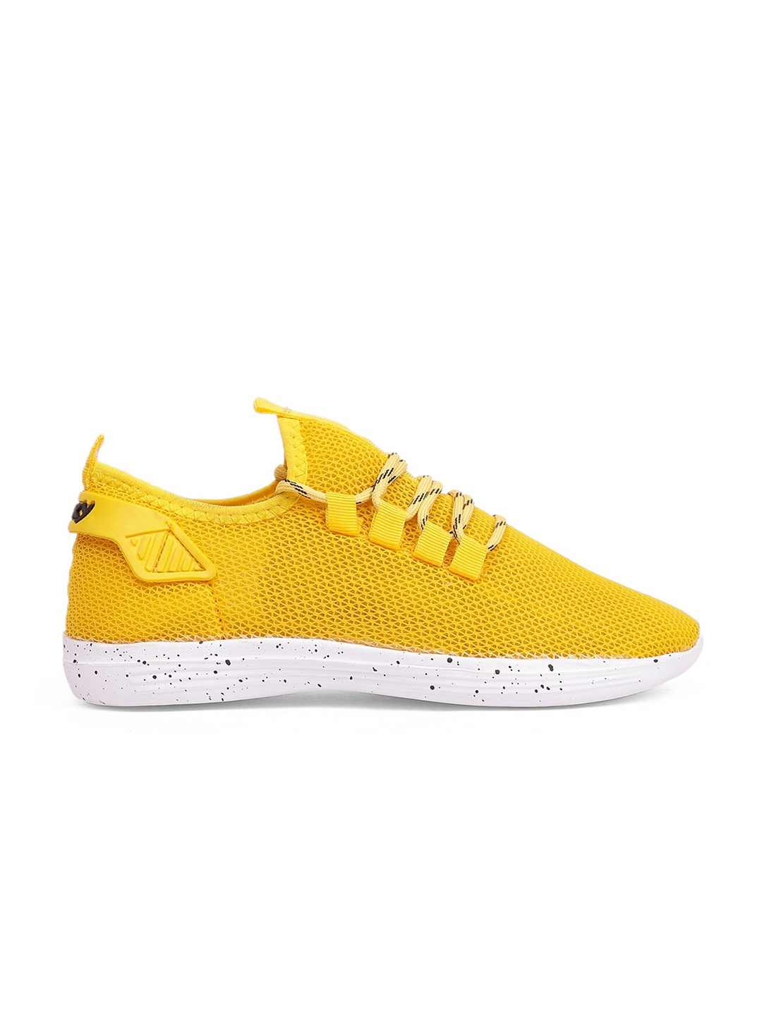 

Bxxy Women Mesh Lace-Ups Running Non-Marking Shoes, Yellow