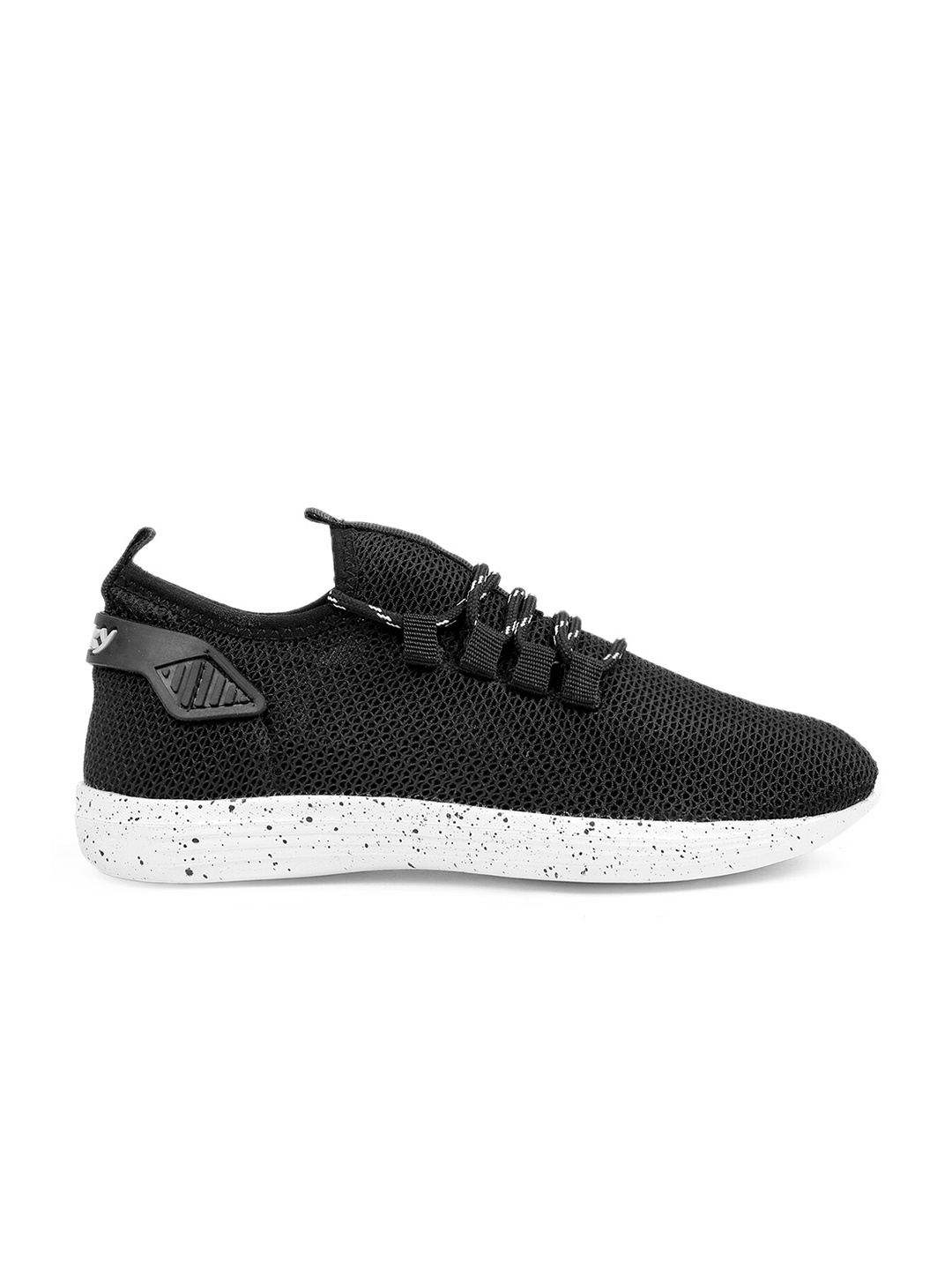 

Bxxy Women Mesh Lace-Ups Running Non-Marking Shoes, Black