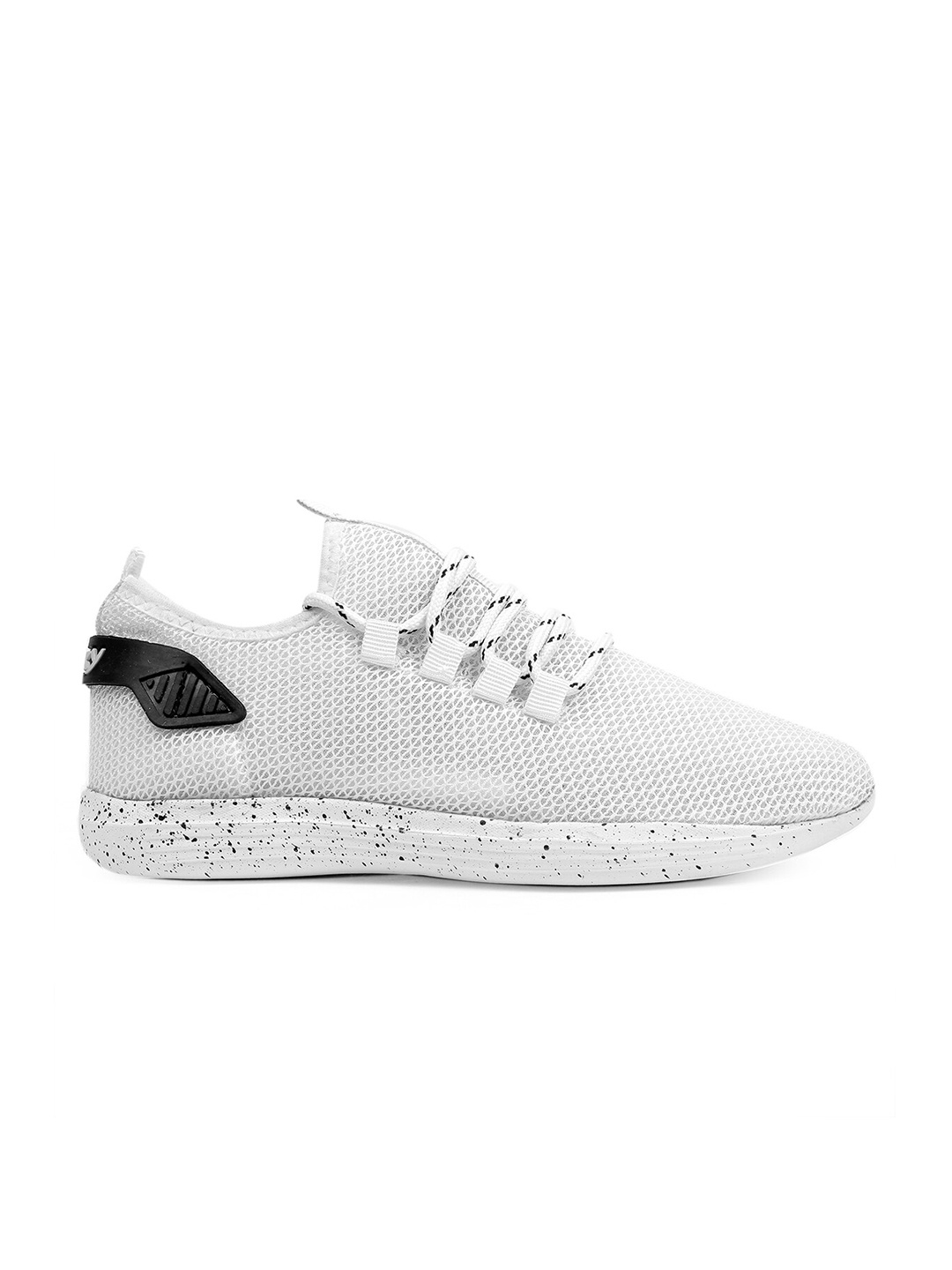 

Bxxy Women Mesh Lace-Ups Running Non-Marking Shoes, White