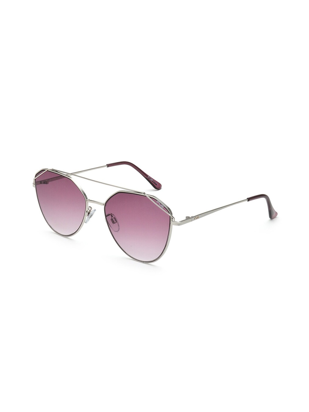 

IRUS by IDEE Women Lens & Aviator Sunglasses with UV Protected Lens IRS1064C3SG, Burgundy