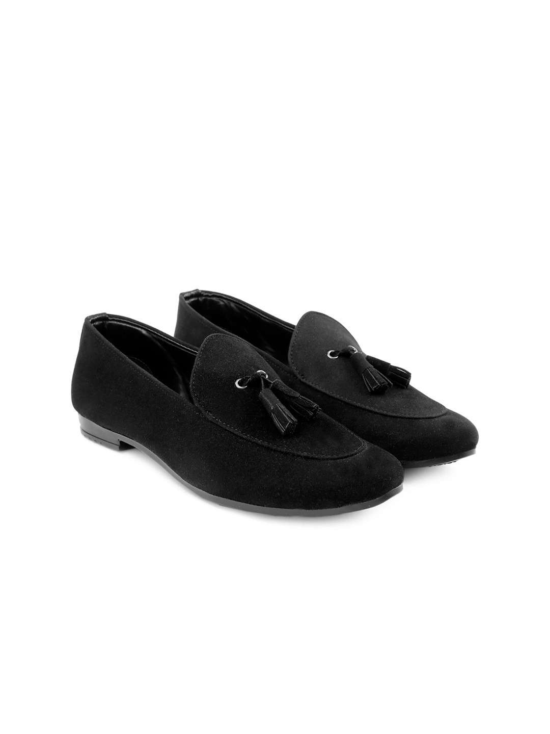

Bxxy Men Slip-On Tassel Loafers, Black